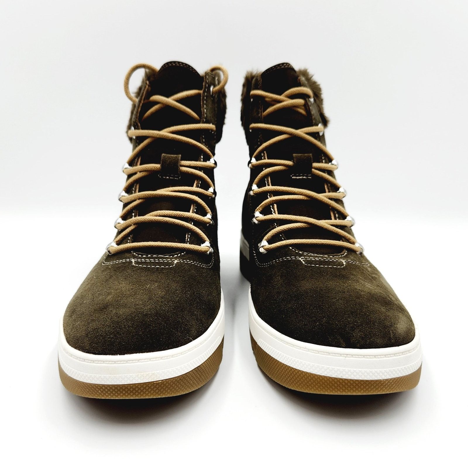 The Unbranded Brand Dr. Scholl's Women Olive Suede Waterproof Ankle Booties 9.5M Size US 9.5 / IT 39.5 - 4 Thumbnail