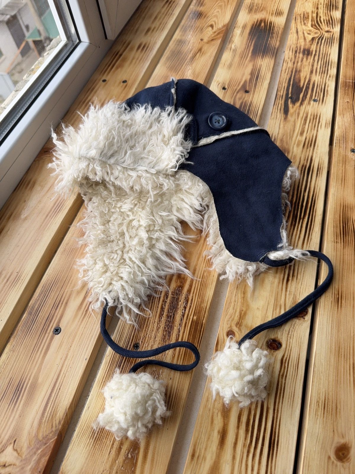 Le Grande Bleu (L.G.B.) Vintage Y2K Fuzzy Fur Ushanka Hat if six was nine LGB Style Size ONE SIZE - 1 Thumbnail