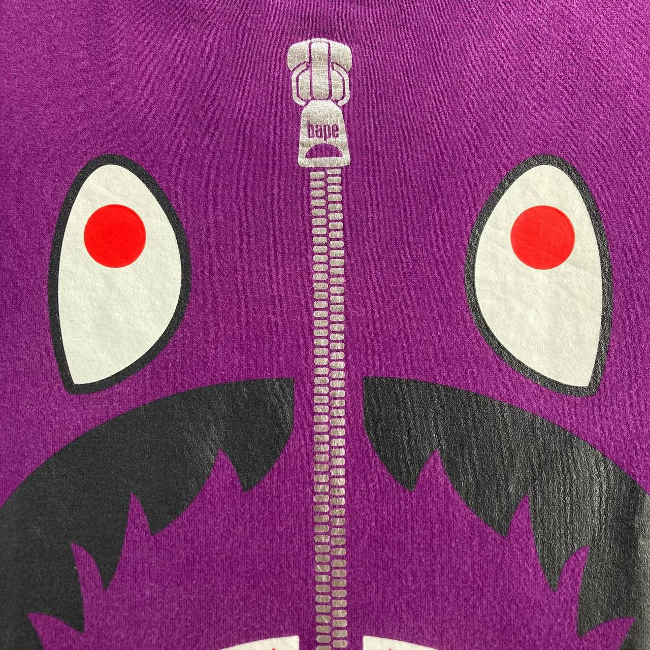 Bape WGM Purple Camo Shark Tee Size US S / EU 44-46 / 1 - 7 Thumbnail