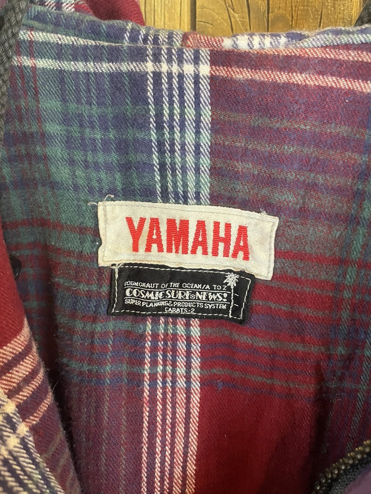 Japanese Brand × Yamaha Yamaha cosmic surf Half Zip Anorak Hood Light Pocket Jacket Size US L / EU 52-54 / 3 - 3 Thumbnail
