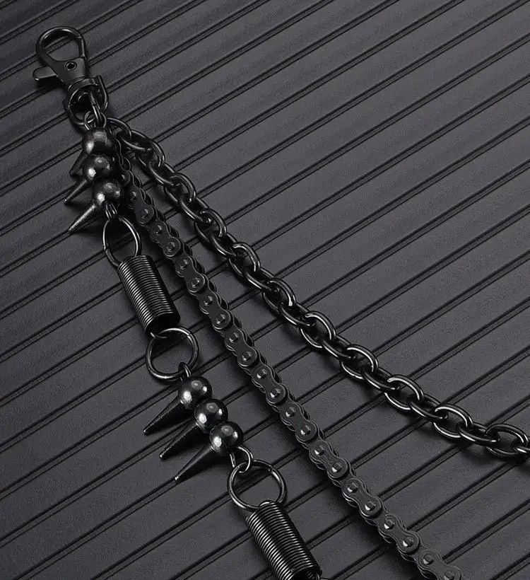 Vintage Vintage Spike Layered Jeans Chain Size ONE SIZE - 4 Thumbnail