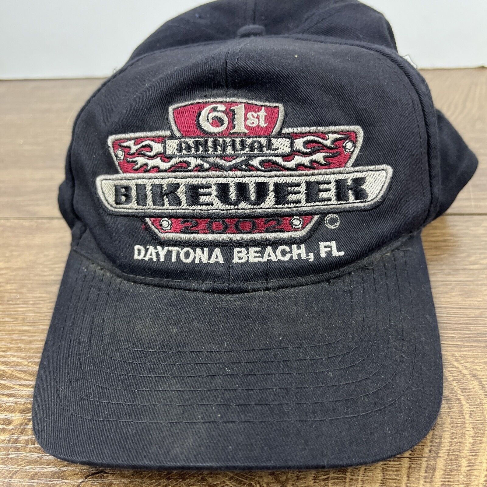 Other 61st Annual Bikeweek Hat Black Hat Snapback Adjustable Dayto Size ONE SIZE - 7 Thumbnail