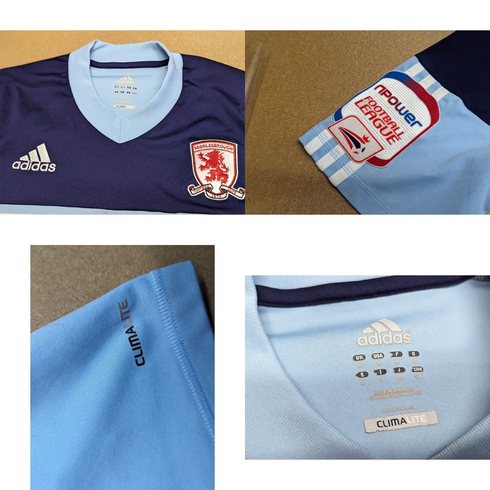 Adidas adidas Middlesbrough Scott Mcdoland 2011-2012 Jersey Football Away Shirt M Mens Multicolor Quick Dry Size US M / EU 48-50 / 2 - 8 Thumbnail