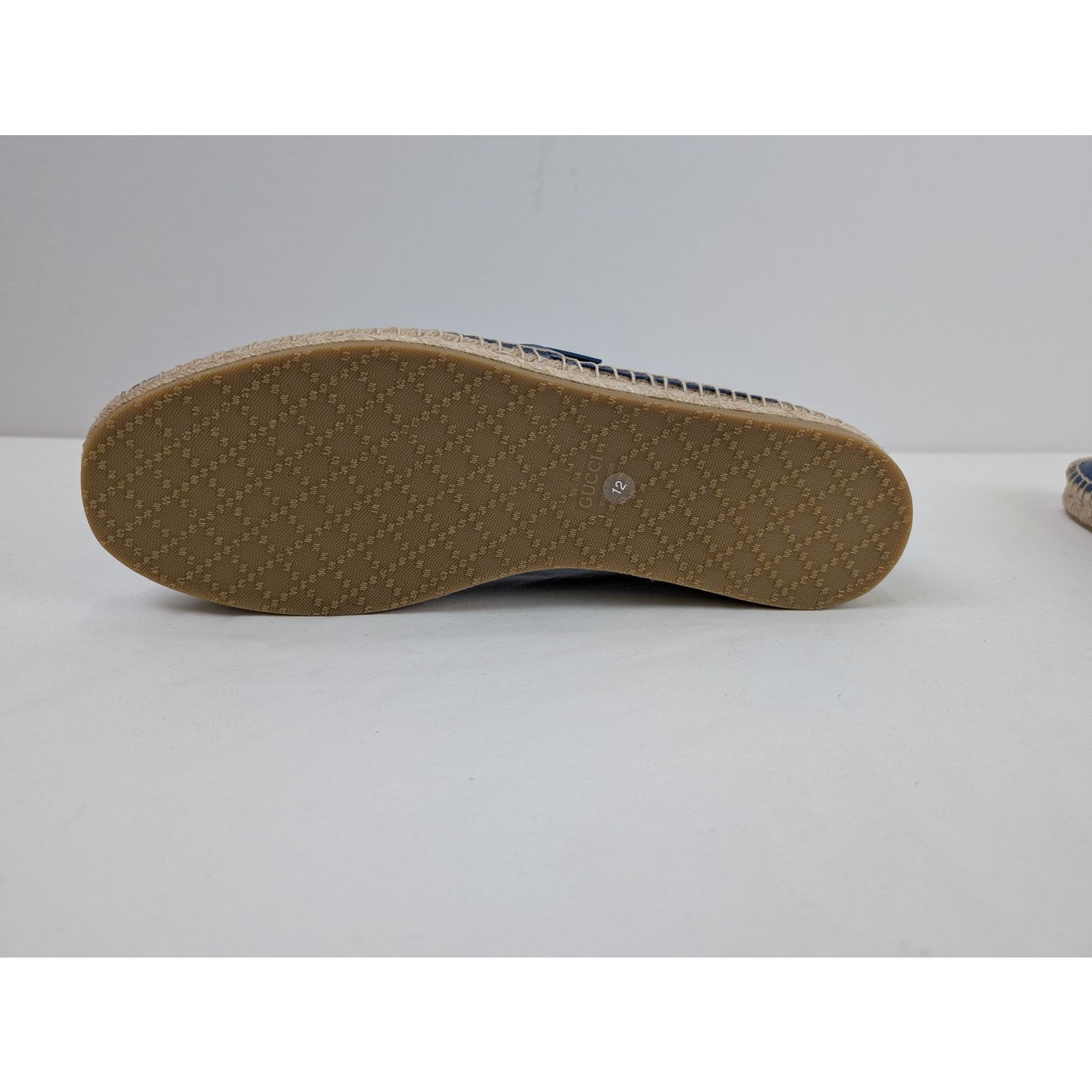 Gucci o1rshd1 Micro shoe Boots in Blue/Beige Size US 12.5 / EU 45-46 - 14 Thumbnail