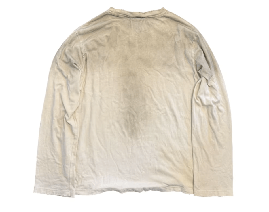 Japanese Brand Vintage Washed Long Sleeves T-Shirt Size US XL / EU 56 / 4 - 4 Thumbnail