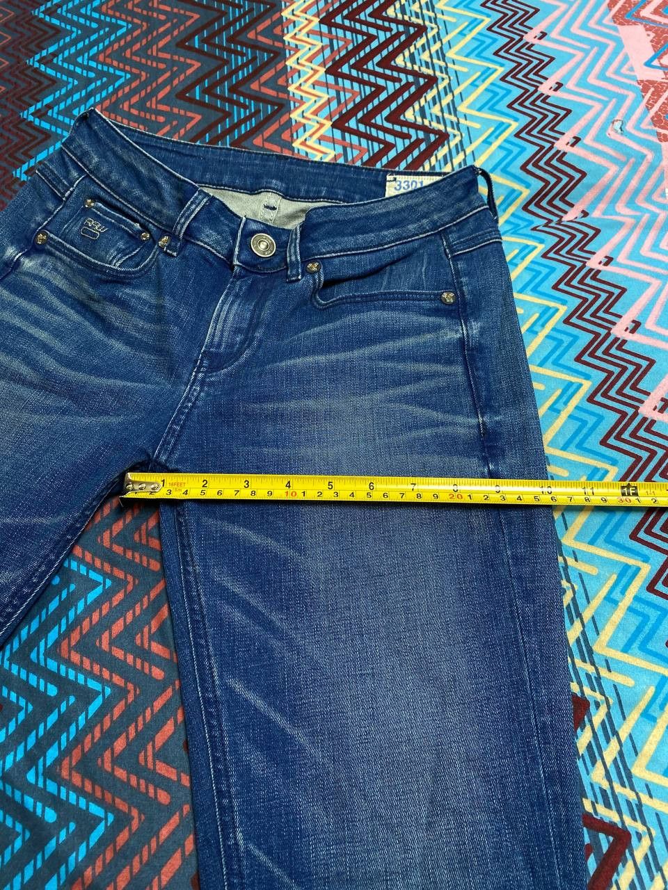 G-Star vintage blue jeans G-Star Raw 3301 Y2K streetwear Size US 27 - 13 Thumbnail