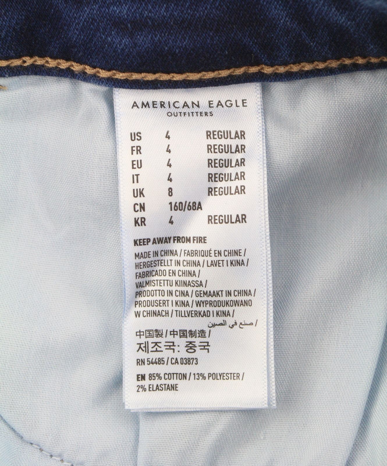 American Eagle Outfitters JEGGING COZY W27 Moody Blues Jeans 88996 Size 27" / US 4 / IT 40 - 7 Thumbnail