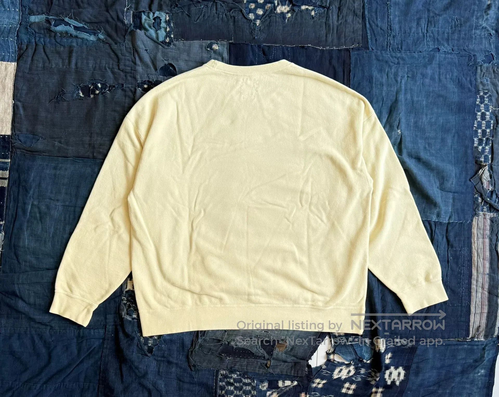 Visvim visvim jumbo long sleeve sweatshirt in yellow. Size US S / EU 44-46 / 1 - 2 Thumbnail