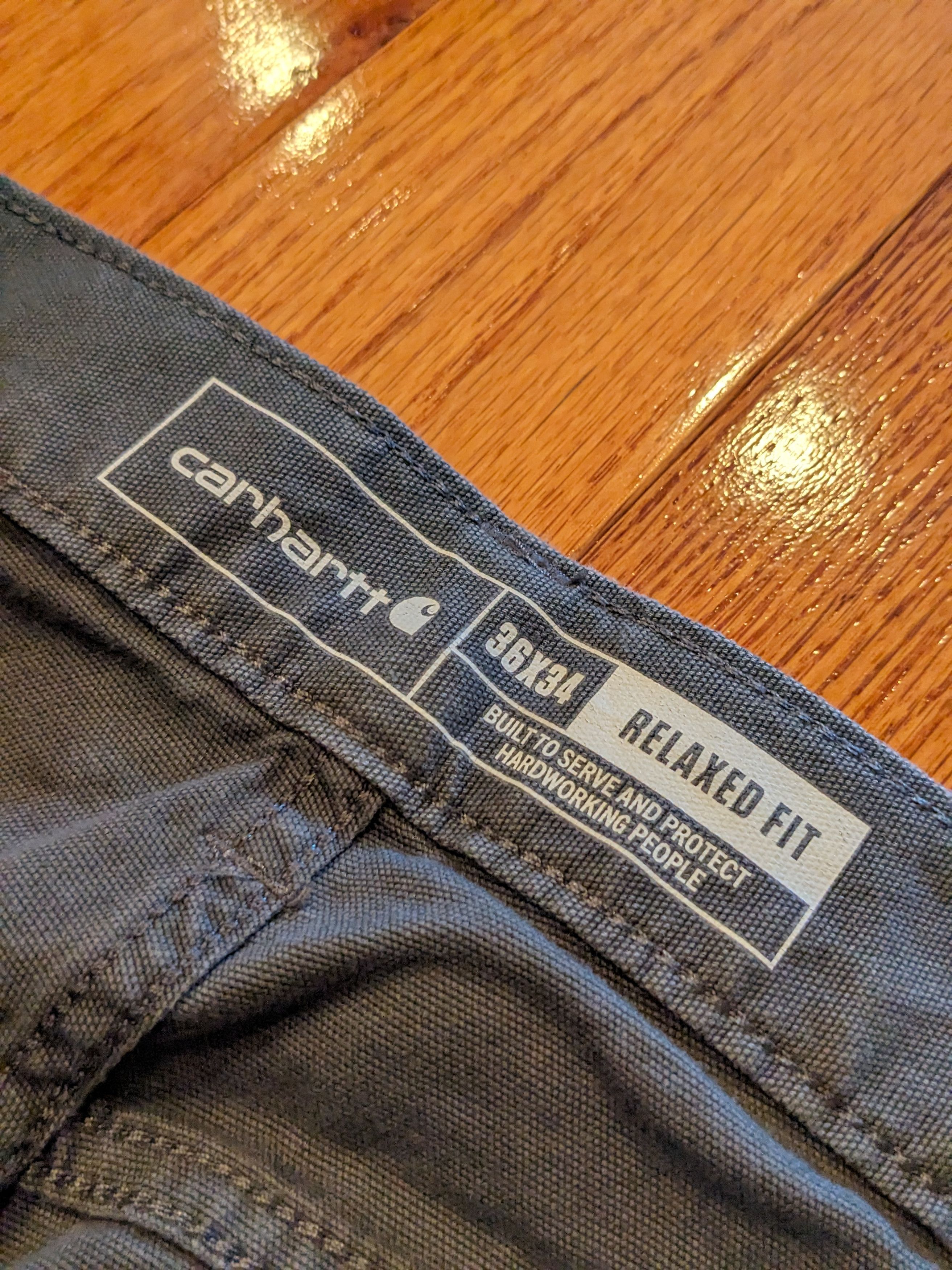 Carhartt Carhartt Relaxed Fit 102517 039 36x34 Gray Pants Size US 36 / EU 52 - 4 Thumbnail