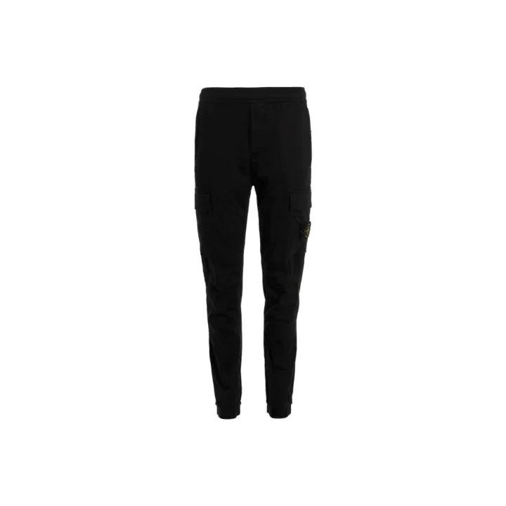 Stone Island Stone Island Black Logo Patch Cargo Pants Size US 32 / EU 48 - 1 Thumbnail