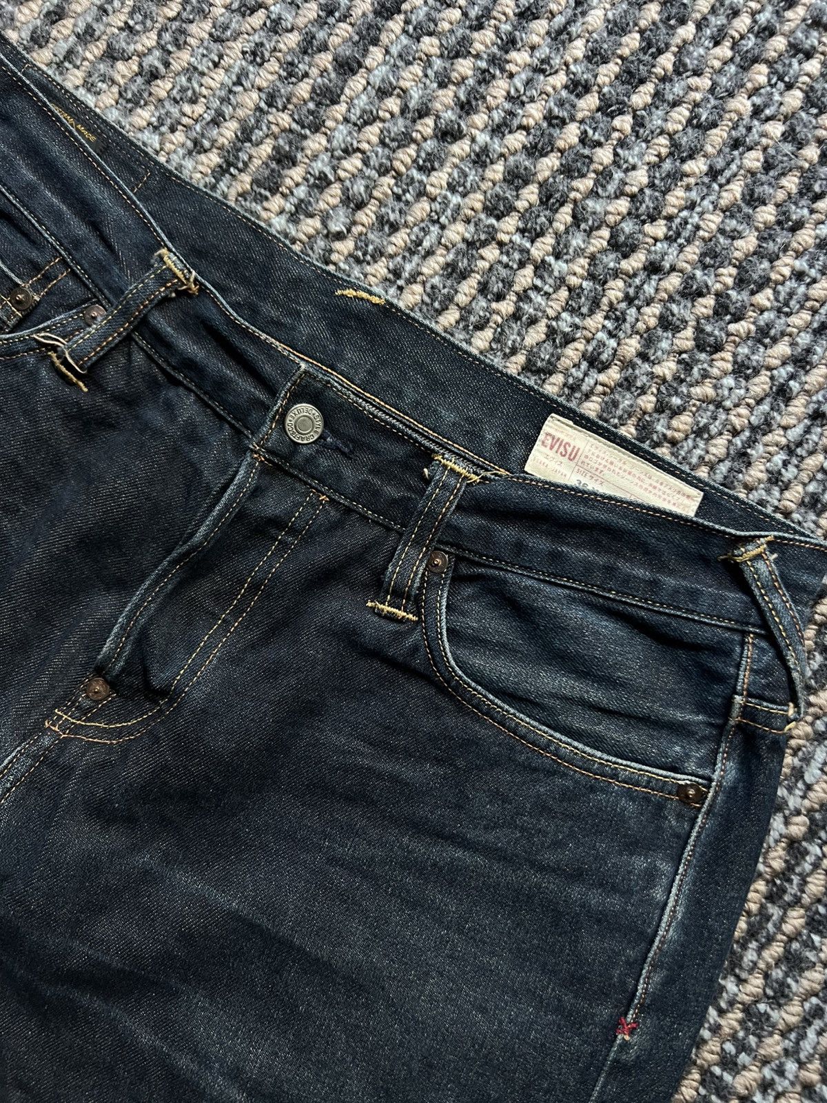 Evisu 00’s EVISU SEAGULL SELVEDGE BAGGY JEANS JAPAN ARCHIVE Size US 36 / EU 52 - 7 Thumbnail