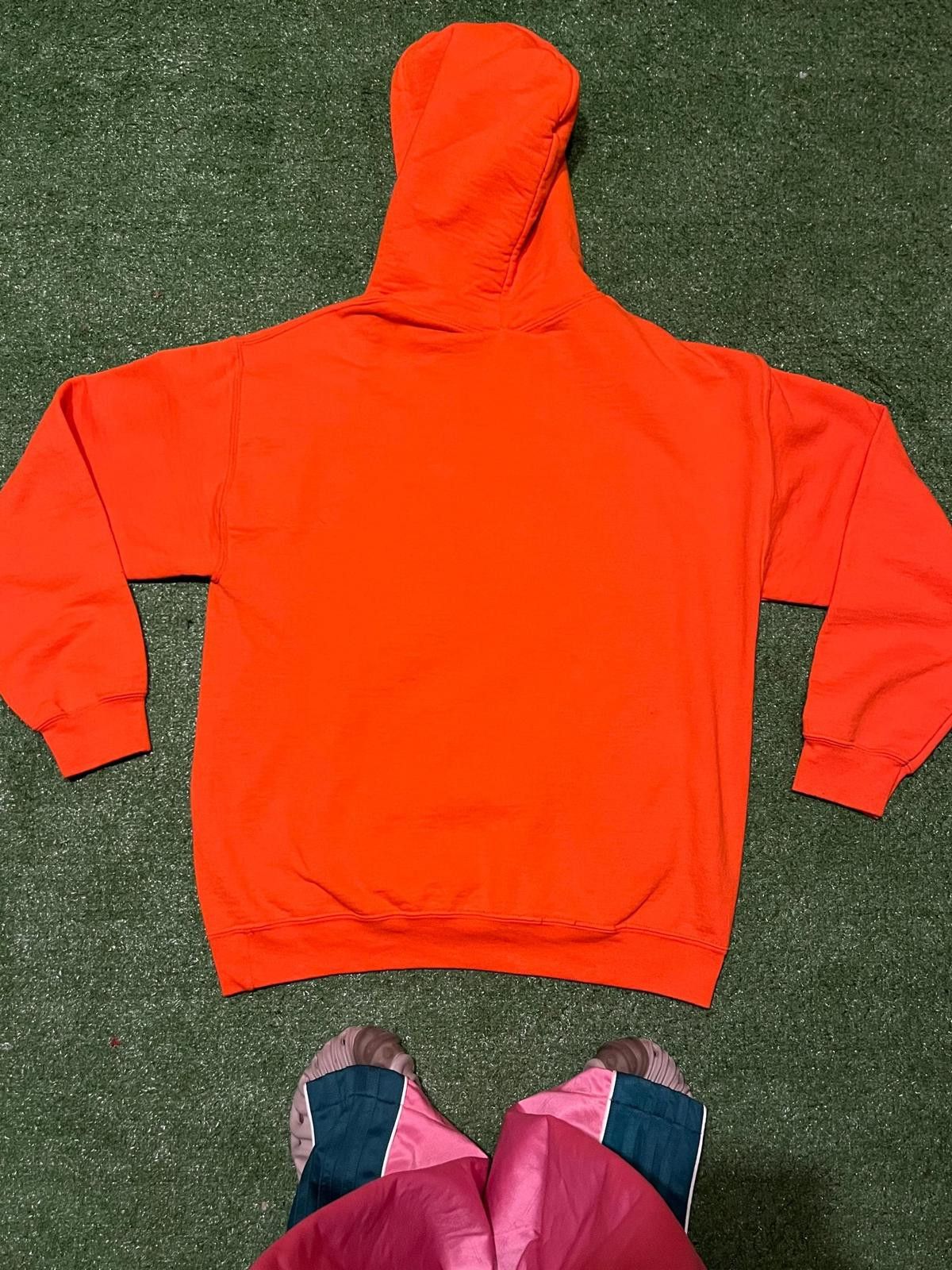 Adidas Adidas Men's Orange Hoodie with Black Logo Size US M / EU 48-50 / 2 - 3 Thumbnail