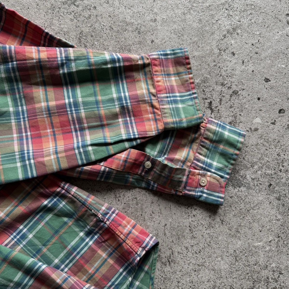 Ralph Lauren Ralph Lauren Mens Multicolor Plaid Custom Fit Button Shirt Size US L / EU 52-54 / 3 - 4 Thumbnail