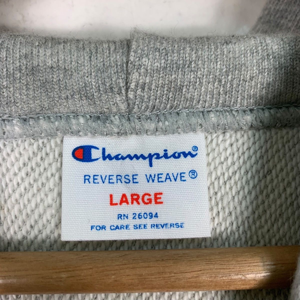 Champion 90's CHAMPION Reverse Weave Plain Pullover Hoodies #0797-C36 Size US L / EU 52-54 / 3 - 12 Thumbnail