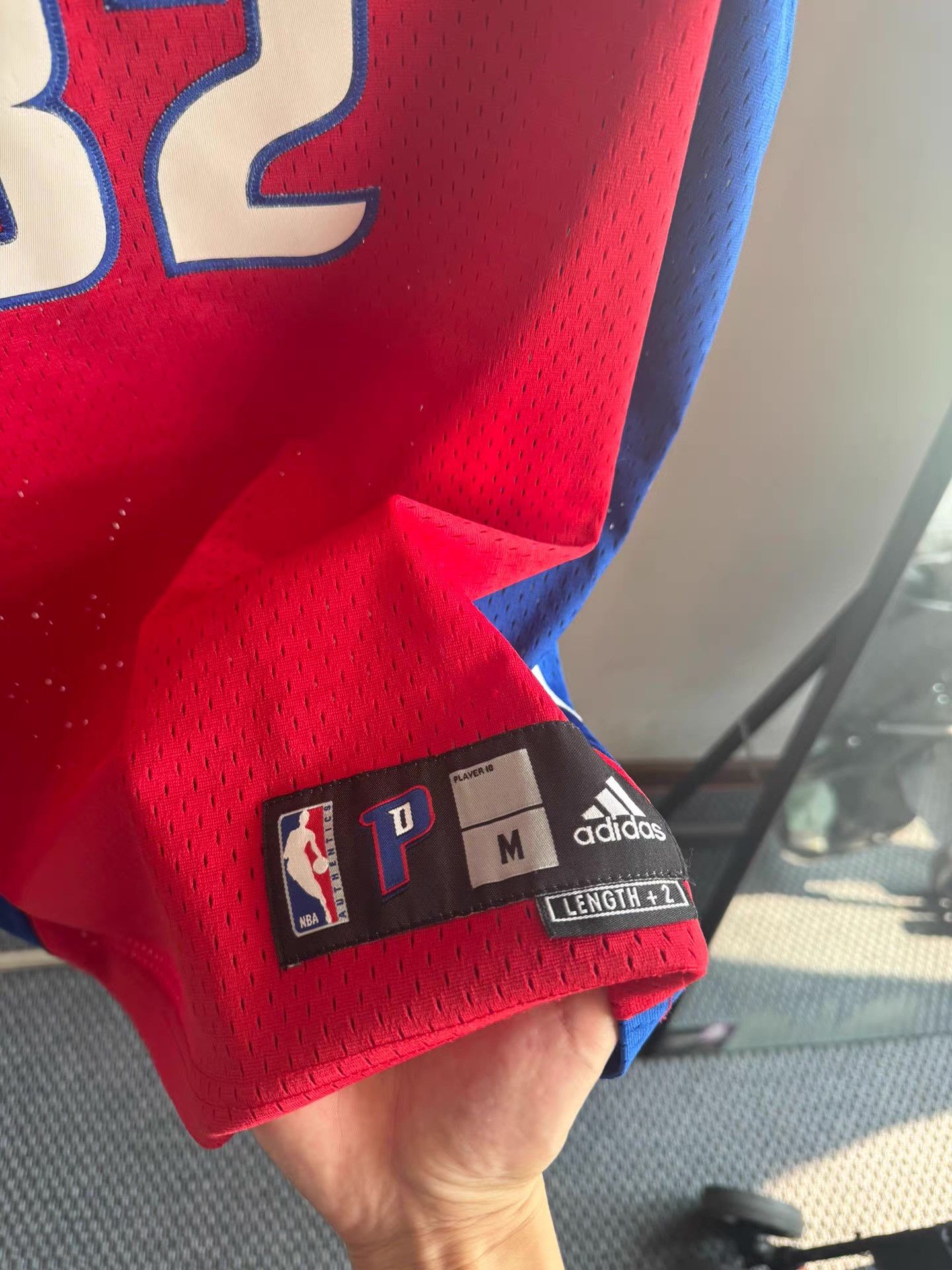 Adidas Adidas Hamilton Pistons Jersey Q17 Size US M / EU 48-50 / 2 - 4 Thumbnail