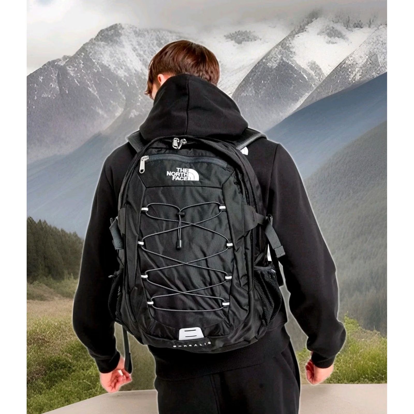 The North Face VINTAGE The North Face Borealis Backpack Black School Bag Day Pack Size ONE SIZE - 2 Thumbnail