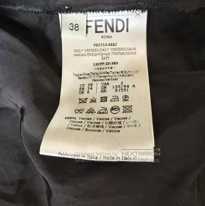 Fendi Fendi Women's Black Trench Coat Size M . Size M / US 6-8 / IT 42-44 - 3 Thumbnail