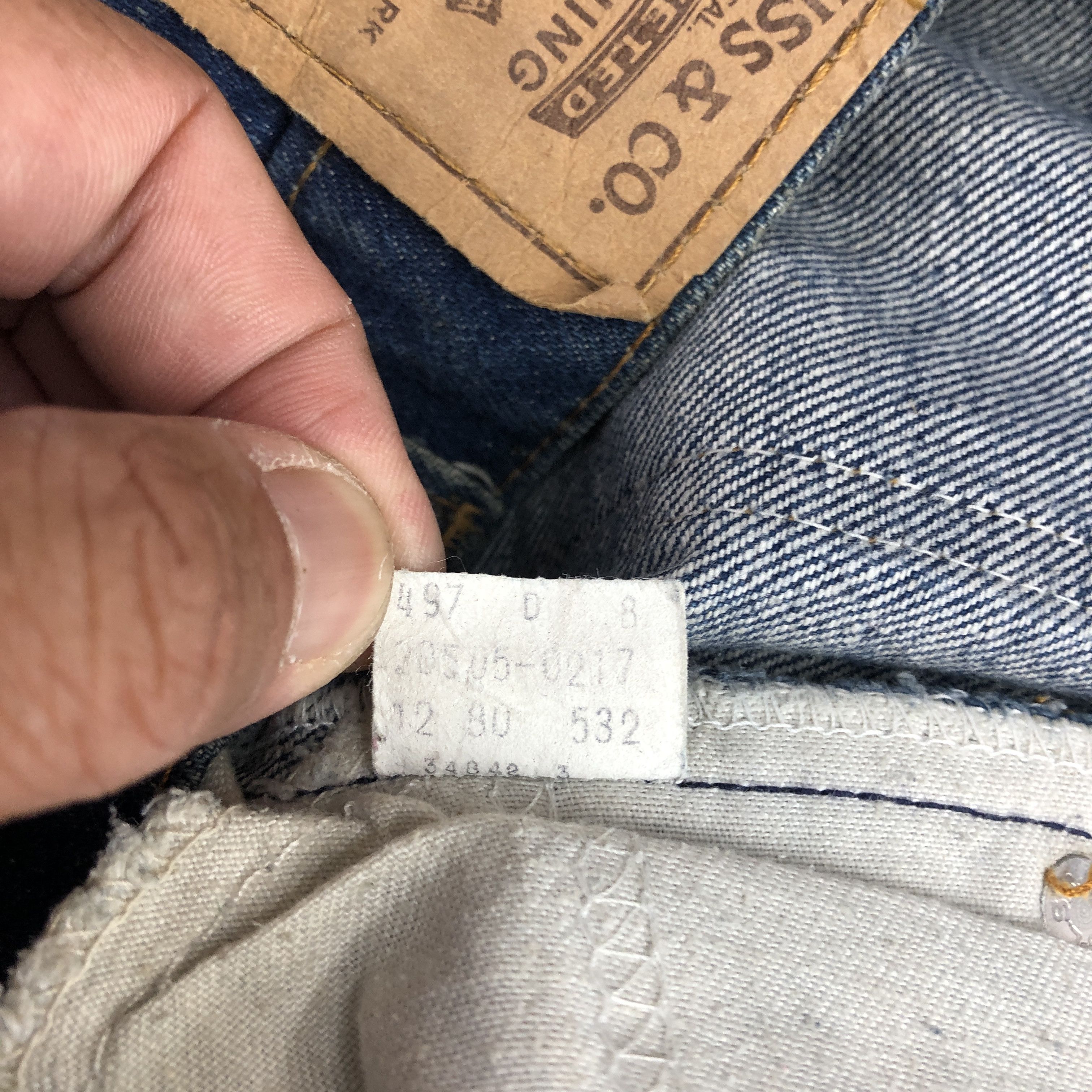 Levi's Vintage 80s Levis 505 Jeans Levis Orange Tab #8 Button Denim Size 28" / US 6 / IT 42 - 10 Thumbnail