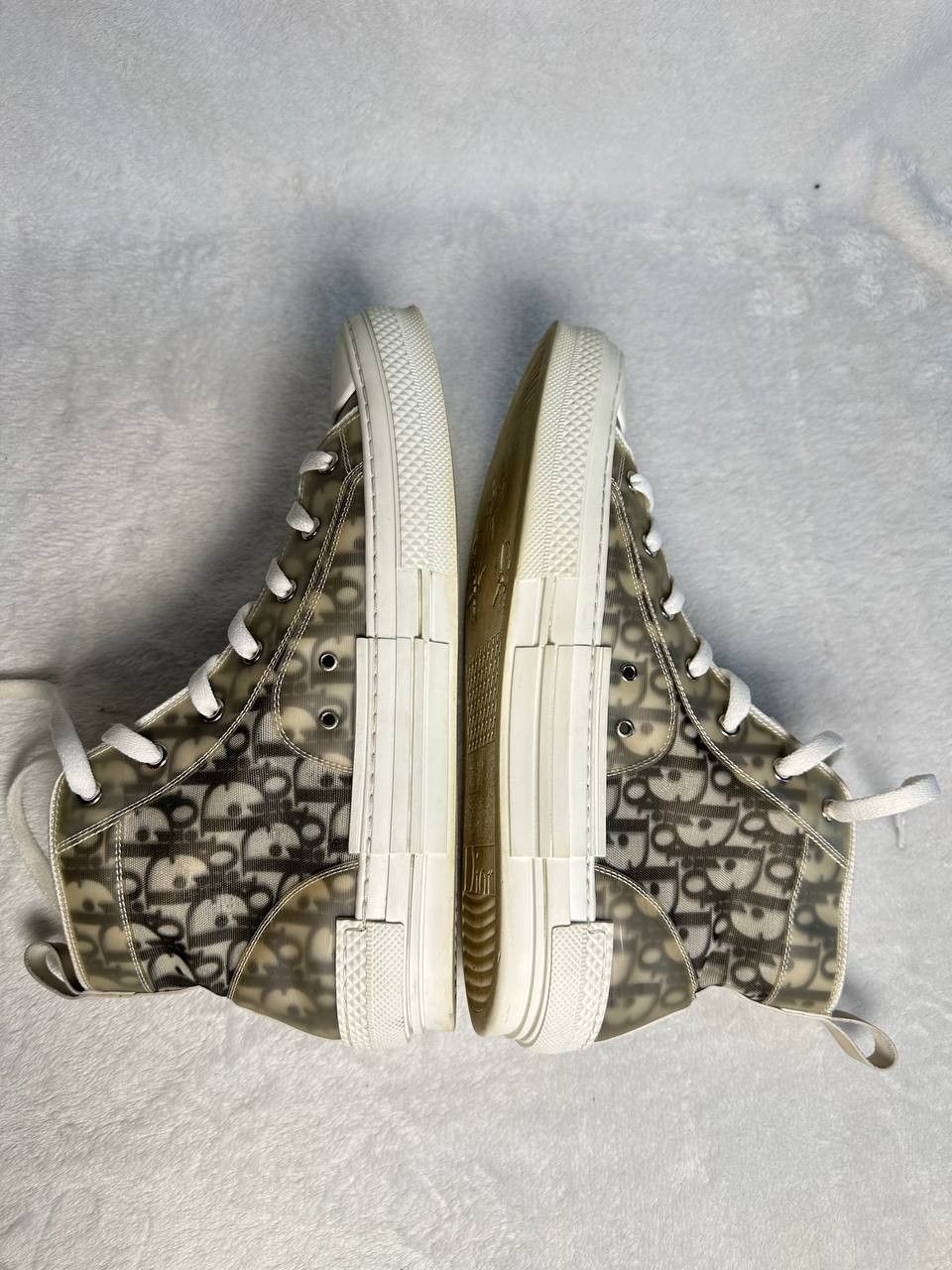 Dior Dior B23 High Dior Oblique White Black Size US 11 / EU 44 - 6 Thumbnail