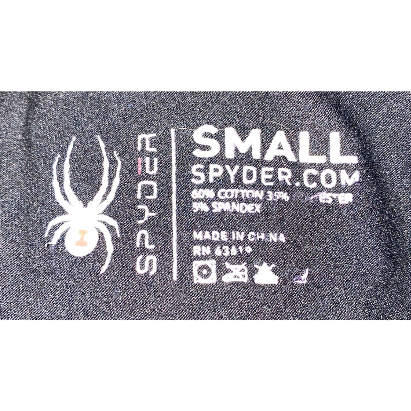 Spyder Spyder Mens T-Shirt Short Sleeve Black Size S Size US S / EU 44-46 / 1 - 4 Thumbnail