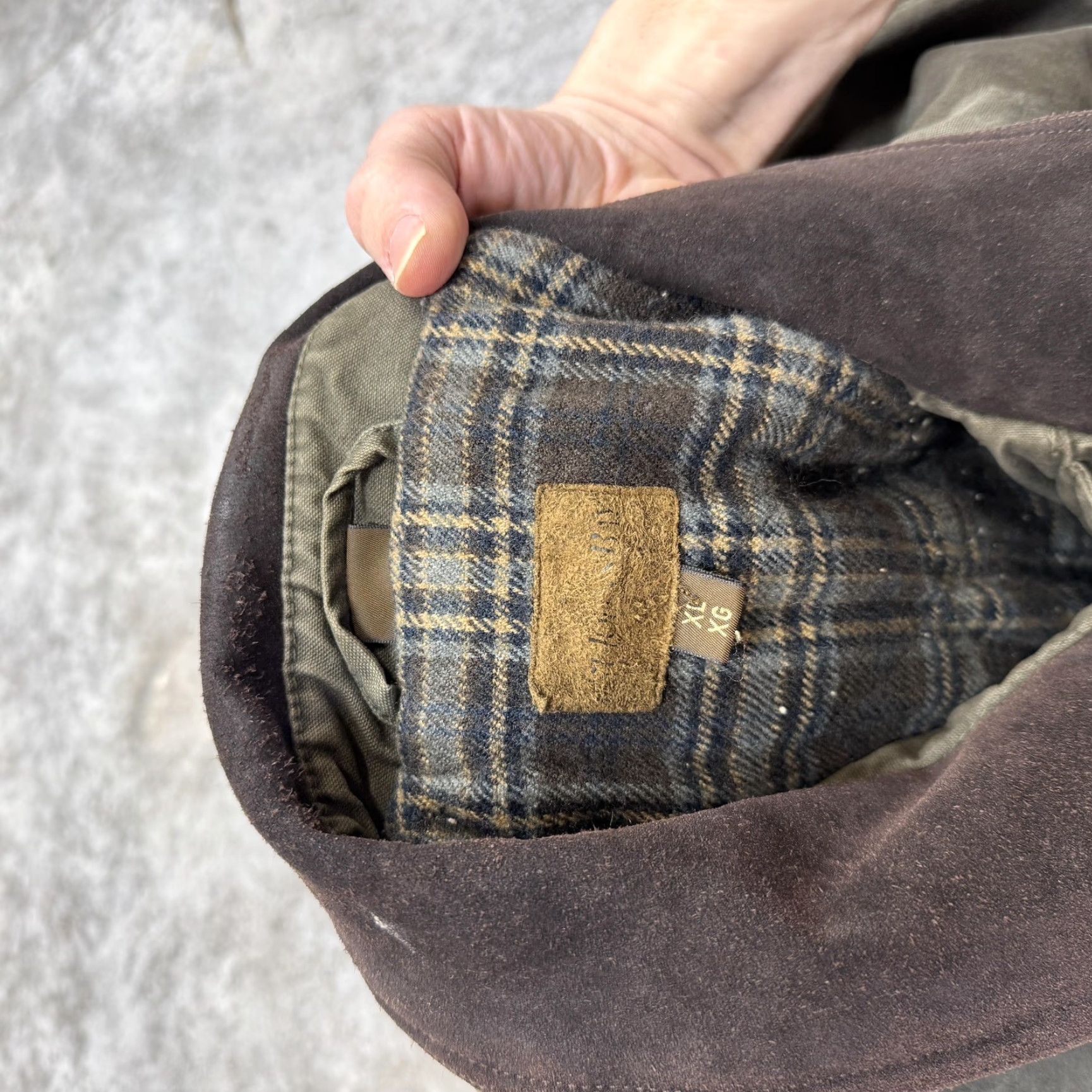 Vintage VINTAGE St. Johns Bay Coat Mens XL Green Corduroy Collar Plaid Lined Heavy Flaw Jacket Size US XL / EU 56 / 4 - 6 Thumbnail