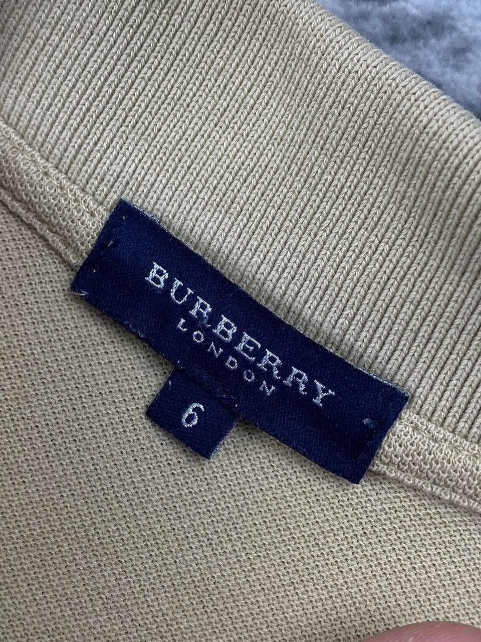 Burberry Burberry London Polo Shirt Men Size 6 Beige Size US XXL / EU 58 / 5 - 13 Thumbnail