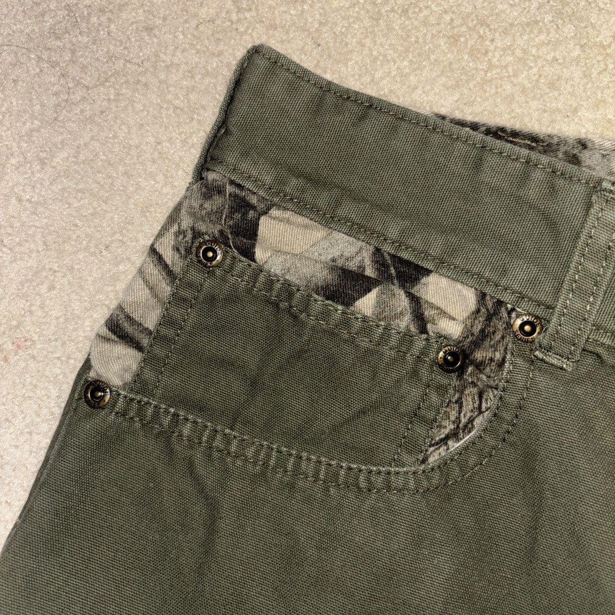 Guide Series Guide Series Pants Mens 38x30 Relaxed Fit Green Carpenter Size US 38 / EU 54 - 6 Thumbnail