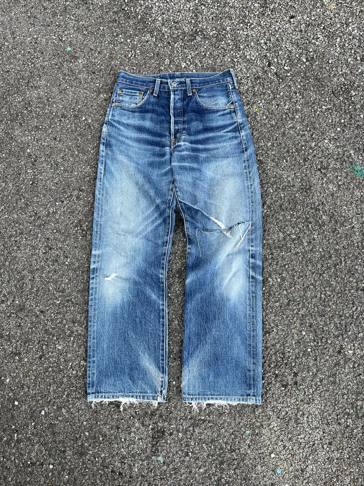 Levi's Vintage Clothing Vintage Levi's 503B-XX Big E Selvedge Redline Hidden Rivets Size US 29 - 1 Thumbnail