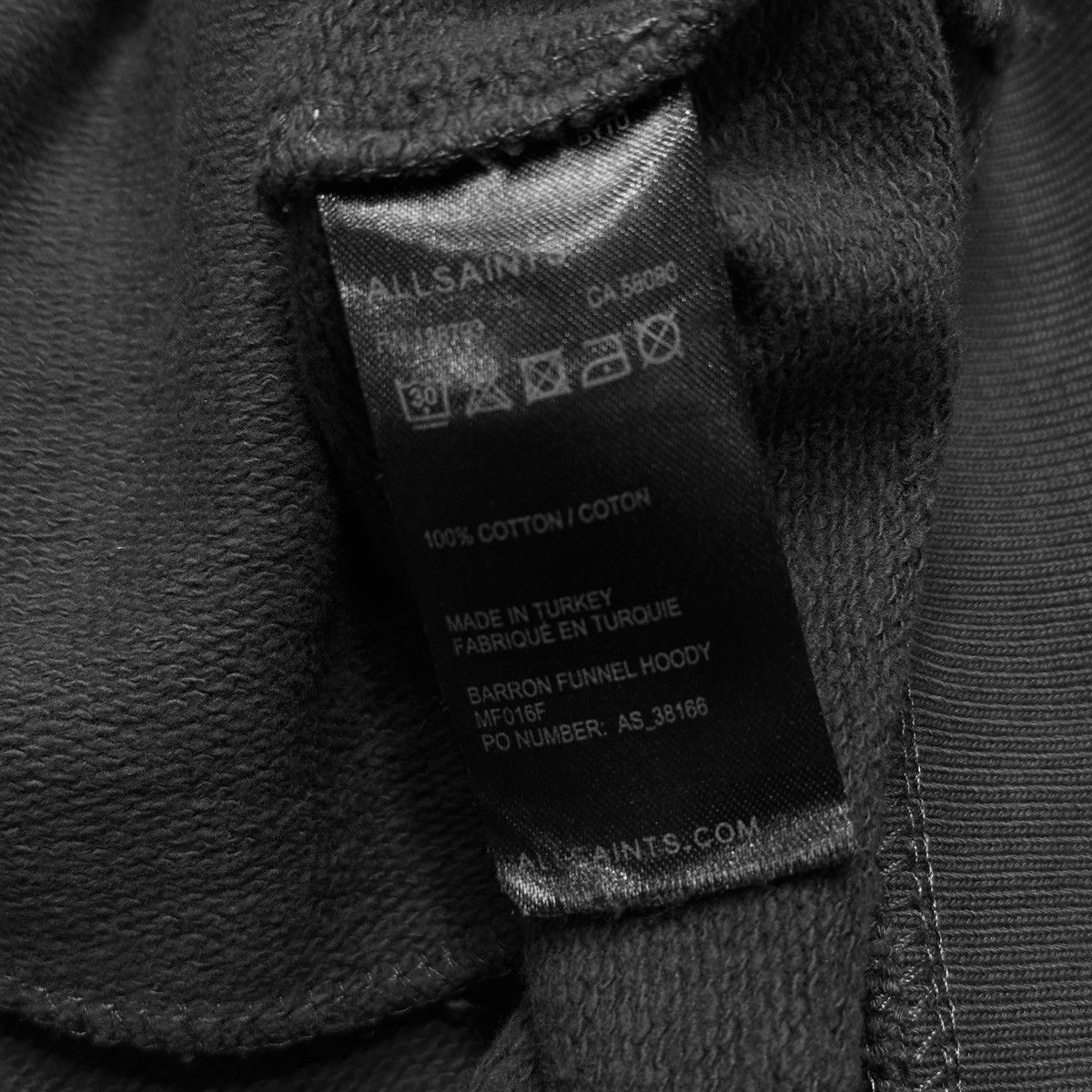 Allsaints AllSaints zip hood funnel hoodie Rick Owens style Size US L / EU 52-54 / 3 - 6 Thumbnail