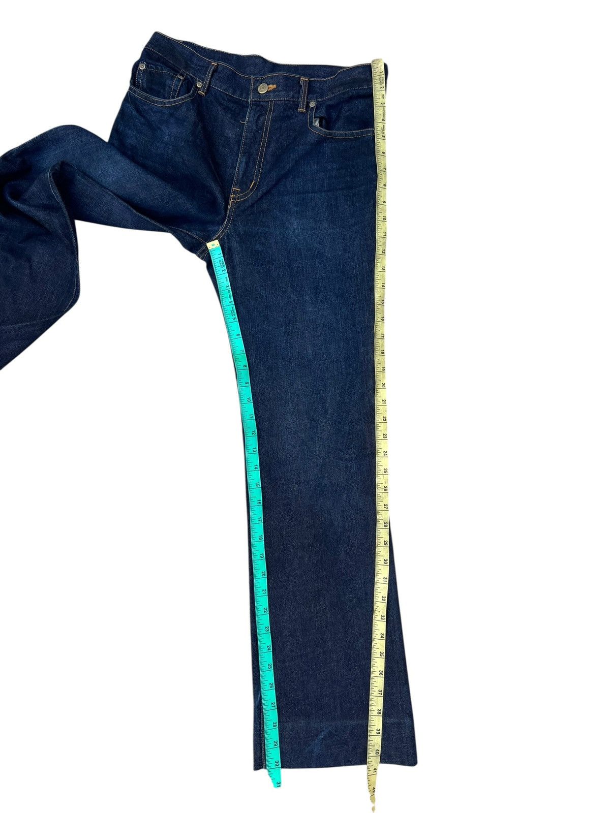 mercibeaucoup Mercibeaucoup Japan Waxed Denim Bootcut Jeans Flare Size US 30 / EU 46 - 6 Thumbnail