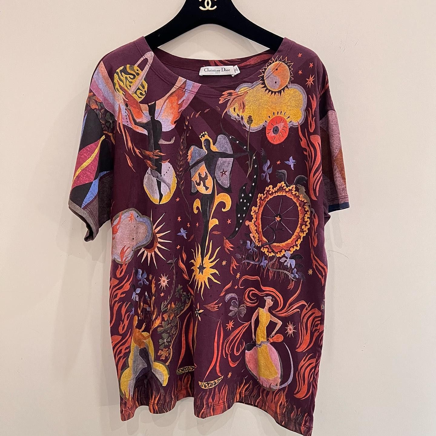 Dior Christian Dior Zodiac Print Short Sleeve T-Shirt Size M Size M / US 6-8 / IT 42-44 - 1 Thumbnail