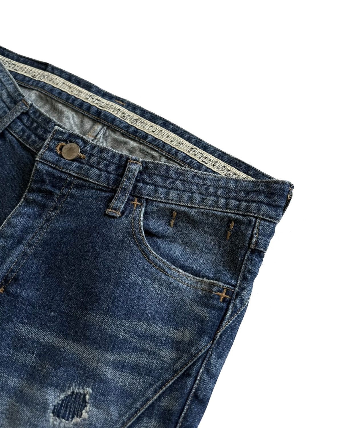 Number (N)ine NUMBER (N)INE GRUNGE SNINNY DENIM PANTS Size US 31 - 4 Thumbnail