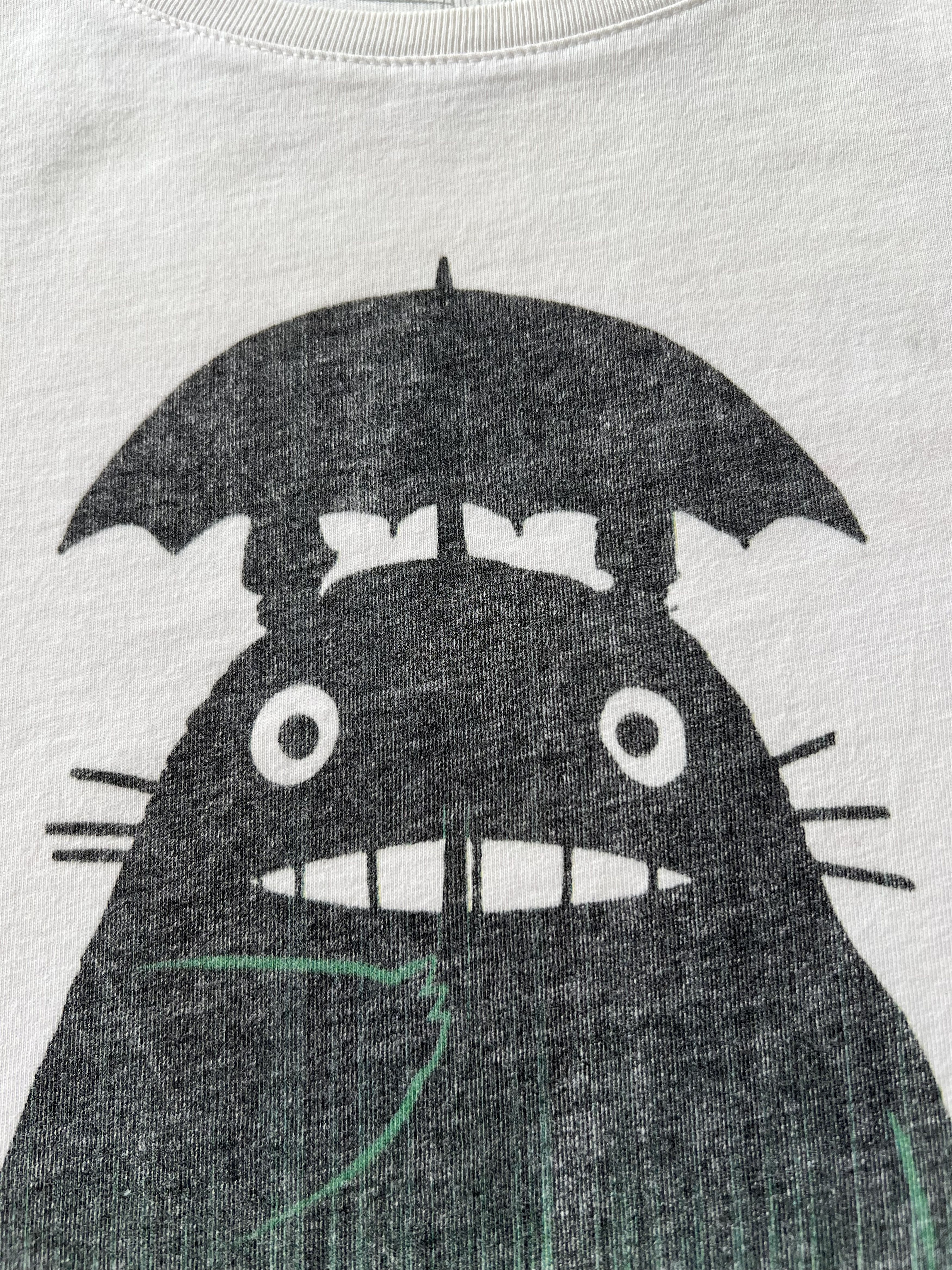 Anime My Neighbor Totoro Anime Movie Womens White T-shirt Size M / US 6-8 / IT 42-44 - 5 Thumbnail