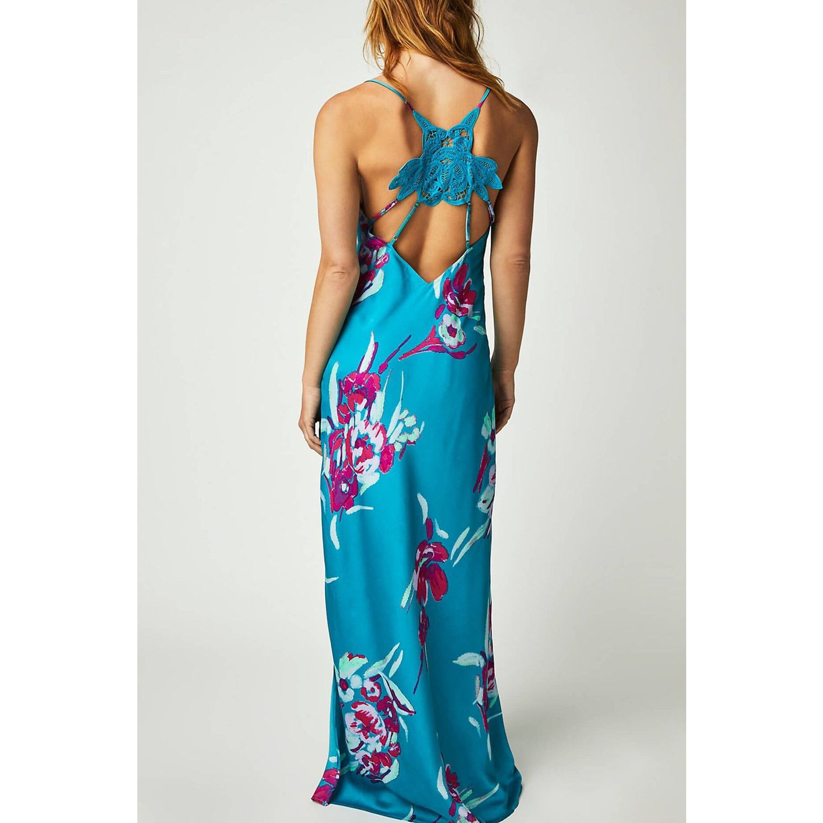 Free People New Forever Yours Floral Slip Maxi Dress $228 X-SMALL Size XS / US 0-2 / IT 36-38 - 4 Thumbnail