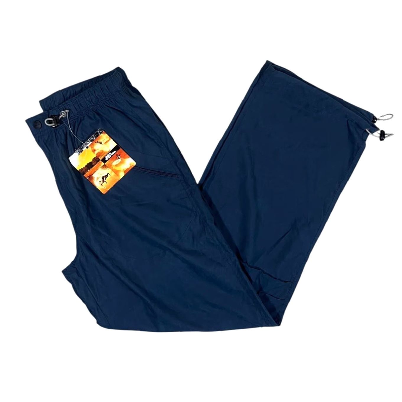No Fear NO FEAR Navy Blue Outdoor Hiking Windbreaker Utility Track Pants Trousers Medium Mens Jeans? Size US 31 - 2 Thumbnail