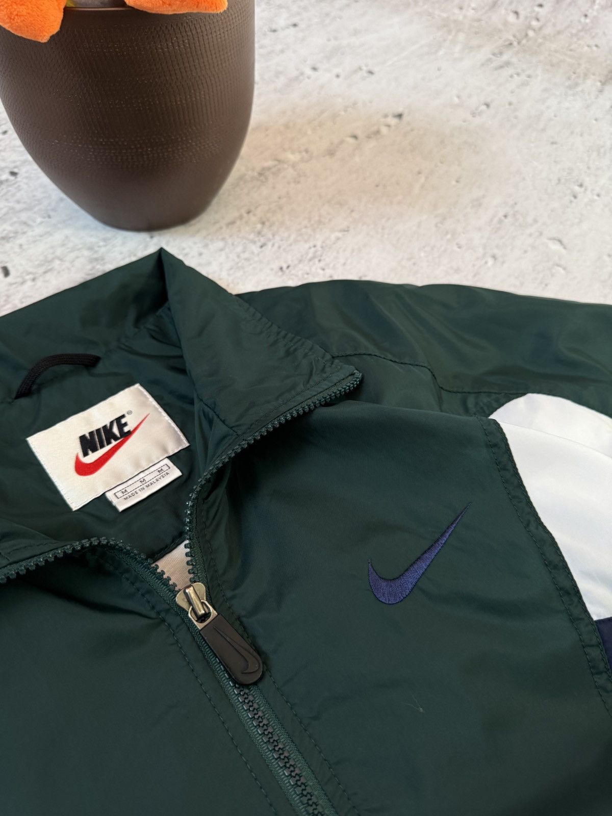 Nike × Vintage NIKE VINTAGE BASIC LOGO OVERSIZE BAGGY LIGHT JACKET Size US M / EU 48-50 / 2 - 6 Thumbnail