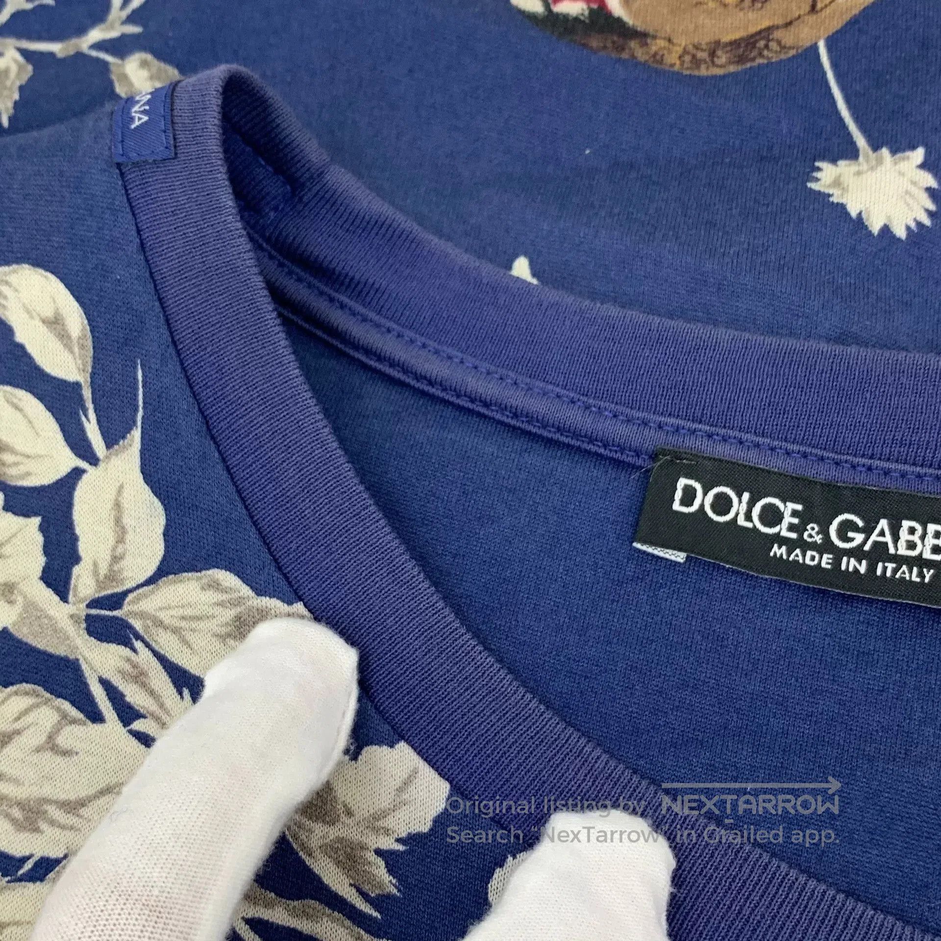 Dolce & Gabbana Dolce Gabbana Floral Bird Print Cotton T. Size US S / EU 44-46 / 1 - 8 Thumbnail