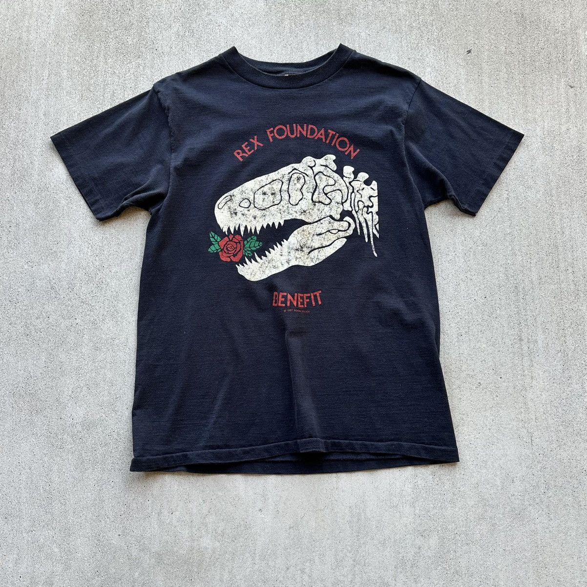 Vintage Vintage Grateful Dead Rex Foundation Tee Shirt 90s Size US M / EU 48-50 / 2 - 1 Thumbnail