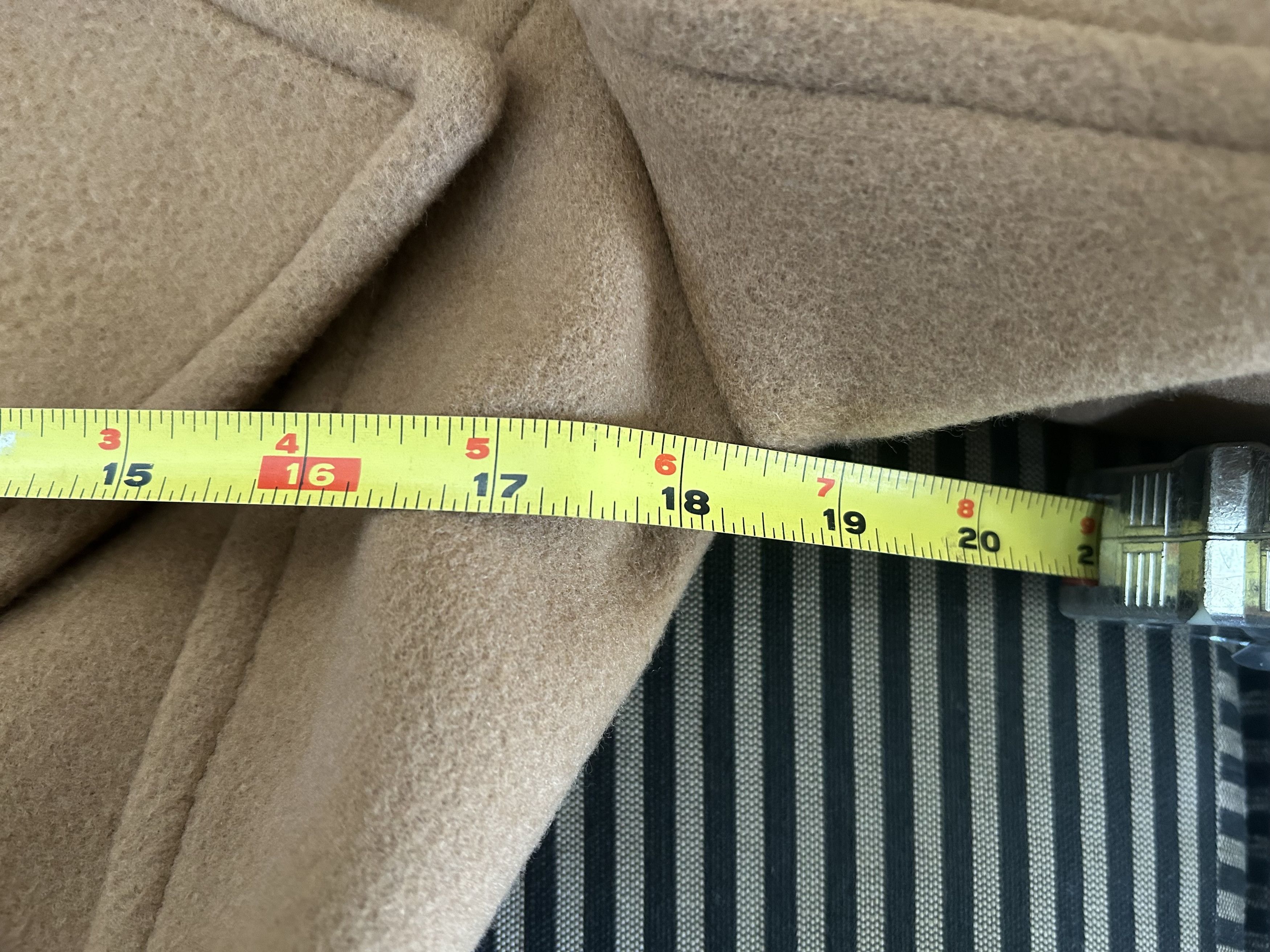 MSGM MSGM Beige/Tan/Camel Coat Wool Blend IT 42 NWT Belt Size M / US 6-8 / IT 42-44 - 4 Thumbnail