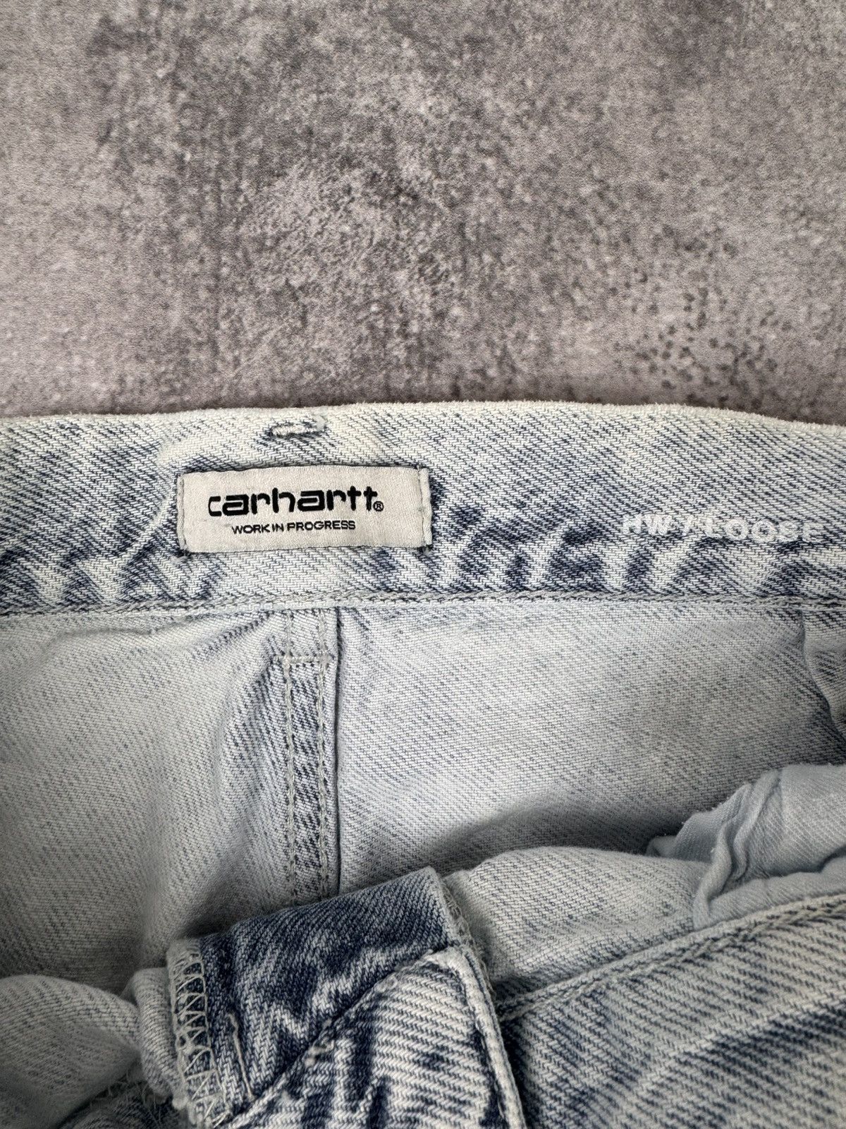 Carhartt Carhartt WIP Women Wide Leg Jeans Light Blue Size W29 Size 29" - 9 Thumbnail