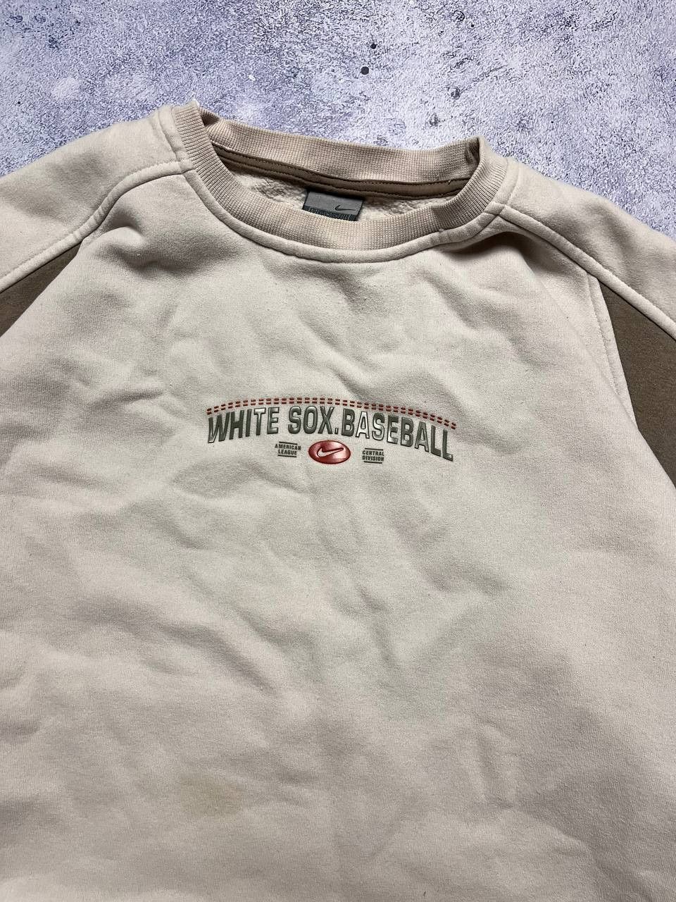 Nike Nike 90s Vintage White Sox Baseball Oversize Sweatshirt Size US XL / EU 56 / 4 - 5 Thumbnail