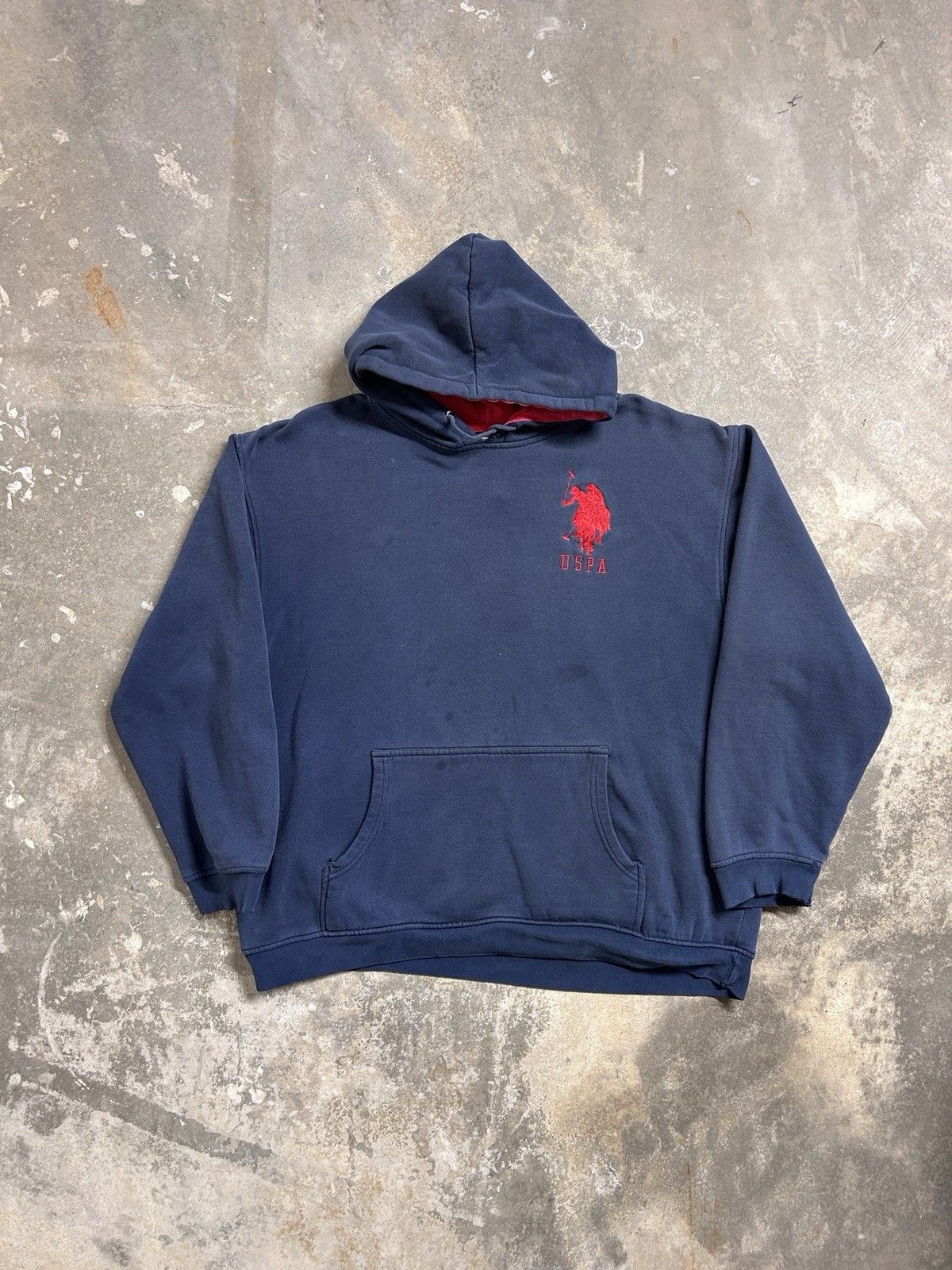 U.S. Polo Assn. Vintage y2K U.S. Polo Assn. Embroidered Logo Hoodie Size XL Size US XL / EU 56 / 4 - 1 Thumbnail