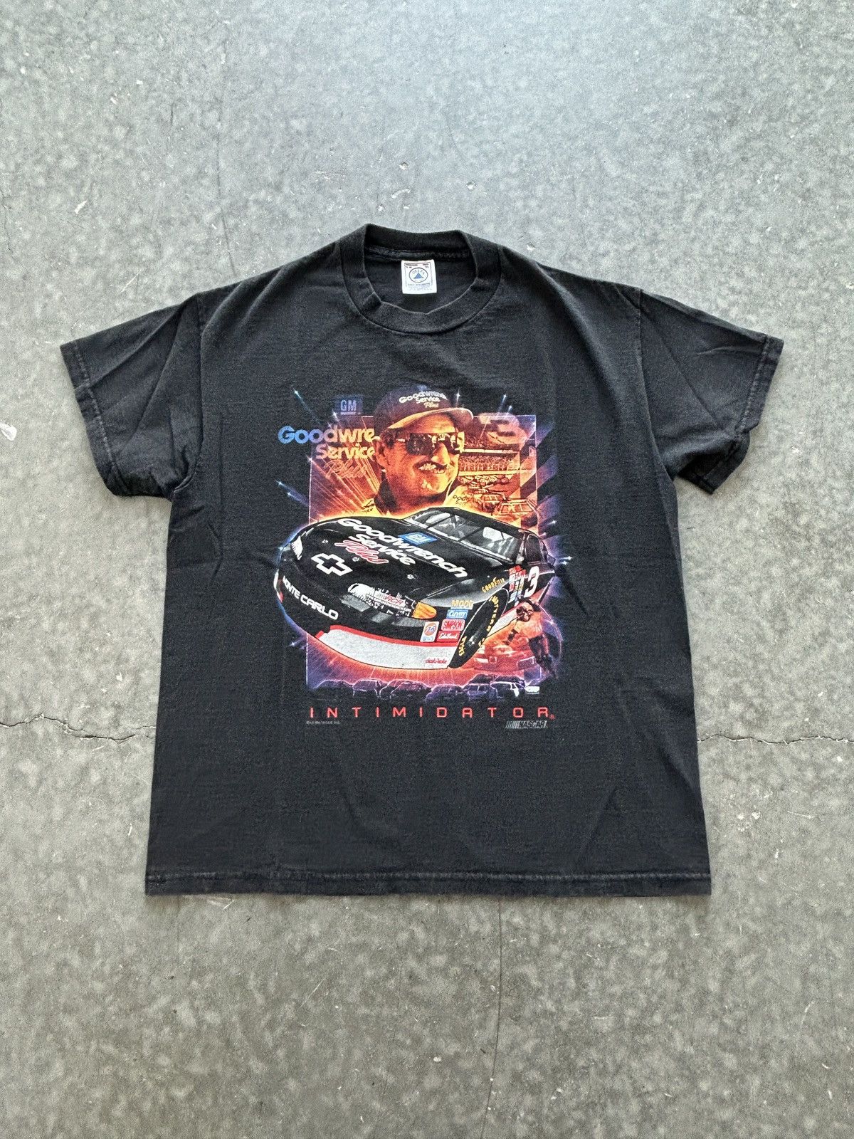 NASCAR Vintage Y2K Dale Earnhardt The Intimidator Graphic Tee Size US M / EU 48-50 / 2 - 1 Thumbnail