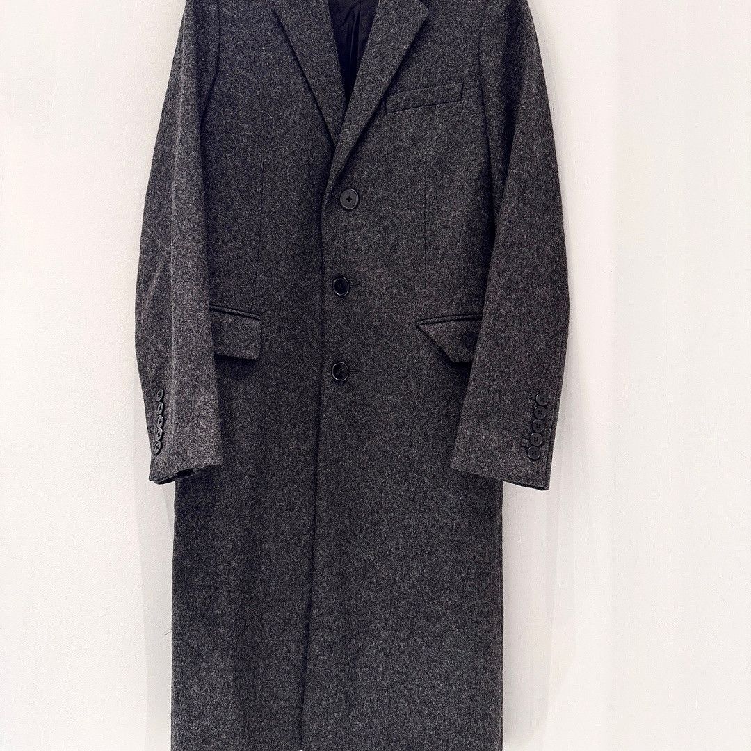 Saint Laurent Paris Saint Laurent Grey Wool Coat Size 36 Size XS / US 0-2 / IT 36-38 - 1 Thumbnail