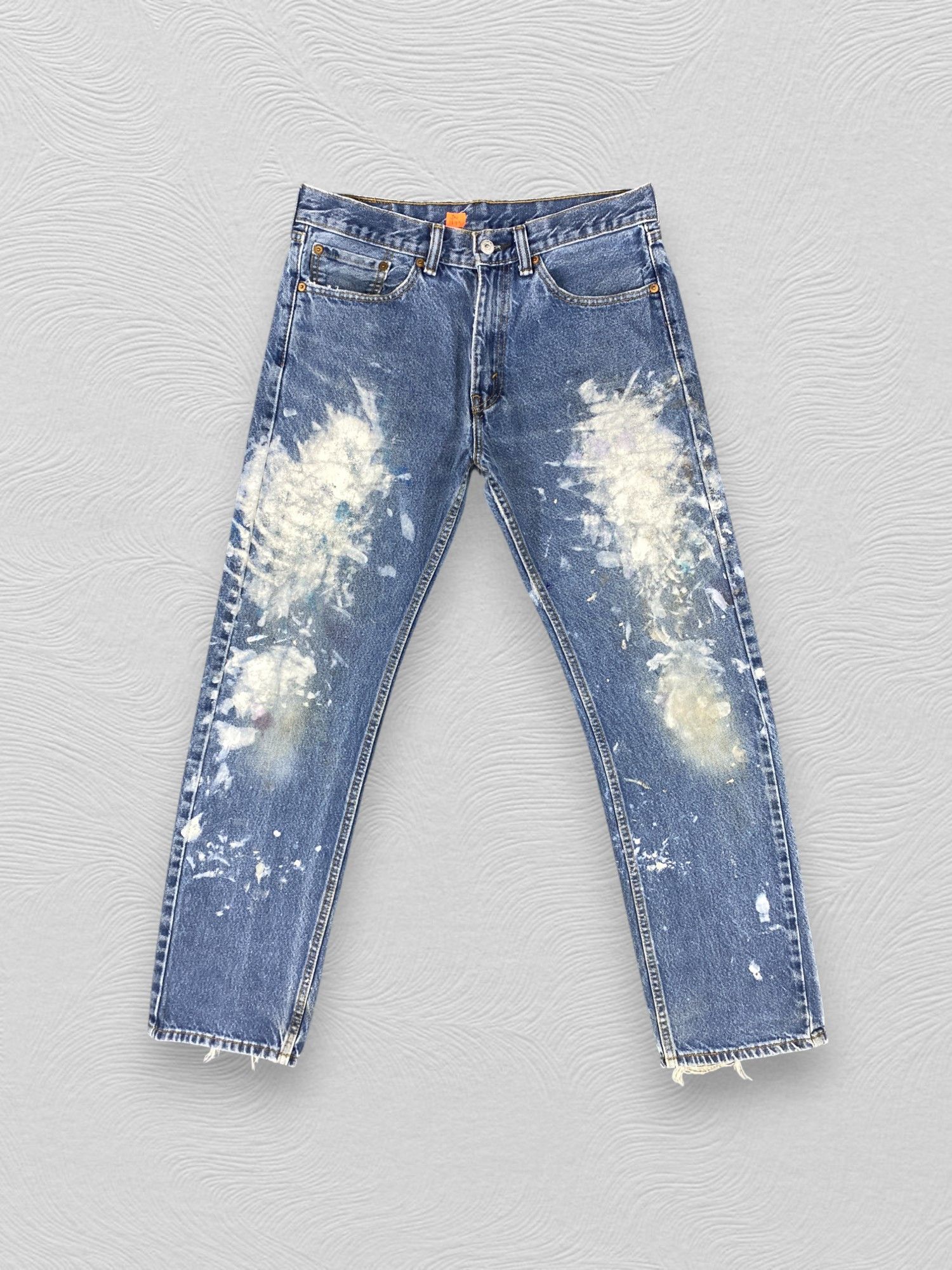 Levi's Painted Dirty Blue Vintage Levi's 505 32x30 Denim -JN1849 Size US 32 / EU 48 - 1 Thumbnail