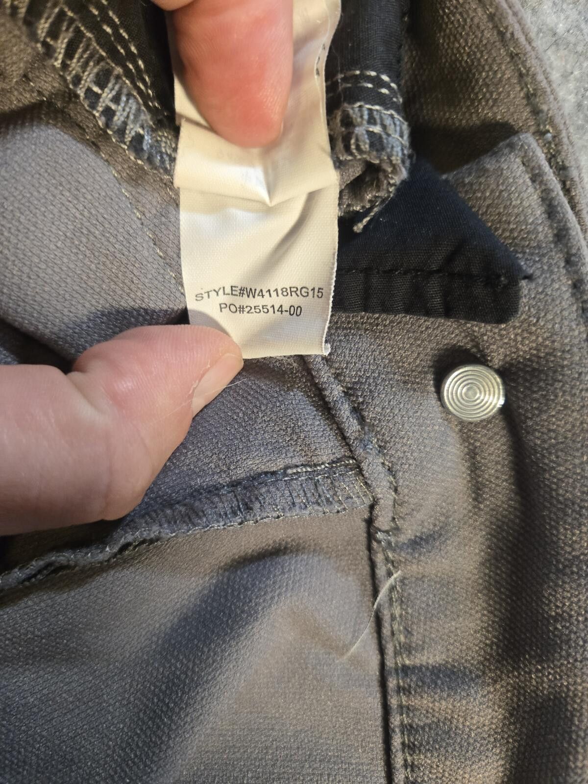 Prana Gorpcore Moto Biker Athleisure Sz4 Skinny Gray Performance Size 27" / US 4 / IT 40 - 8 Thumbnail