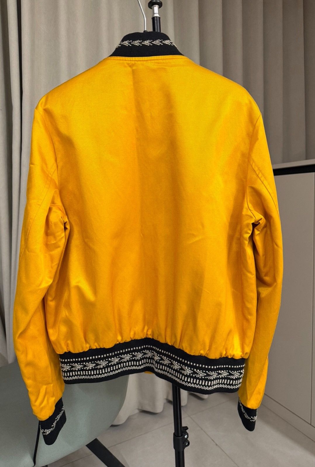 Saint Laurent Paris Saint Laurent SLP 18SS Gold Varsity Jacket Size US M / EU 48-50 / 2 - 2 Thumbnail