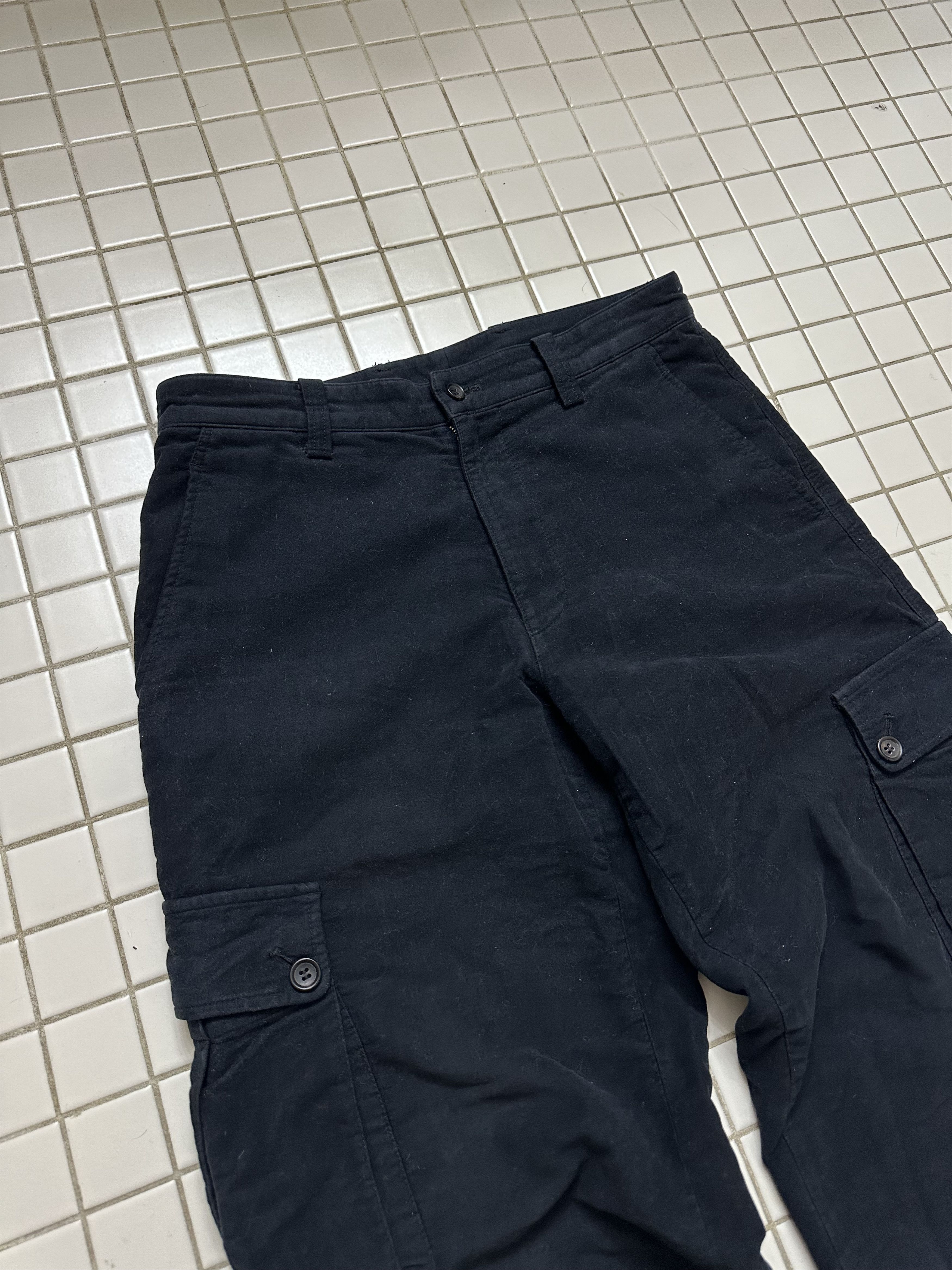 Issey Miyake aw2005 Moleskin Cargo Pants Size US 32 / EU 48 - 2 Thumbnail