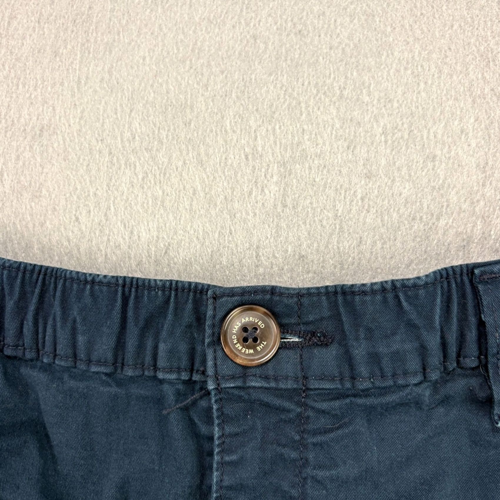 Chubbies Chubbies Shorts Mens 2XL Blue Chino The Khakinators Above Knee Preppy Stretch Size US 34 / EU 50 - 2 Thumbnail