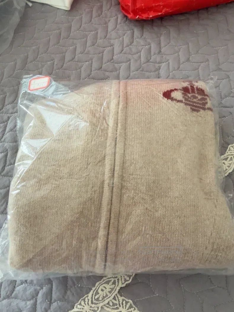 Vivienne Westwood Vivienne Westwood Saturn Jacquard Sweater, Khaki Collar St Size XS / US 0-2 / IT 36-38 - 9 Thumbnail